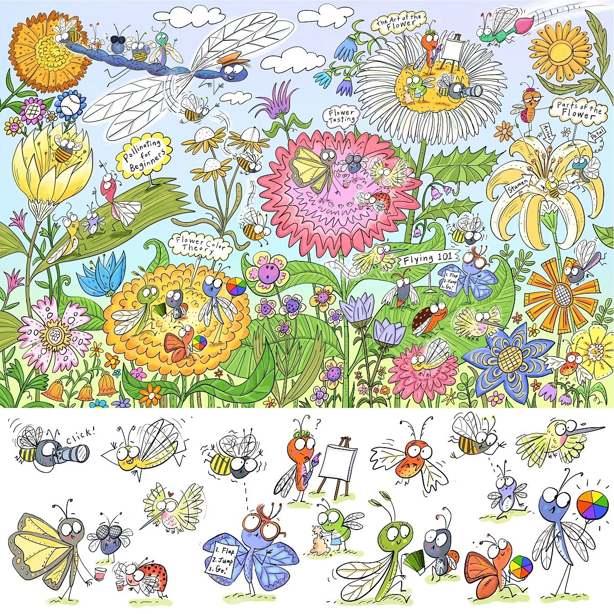 Hidden Pictures — News/Blog — Paula J. Becker -- Illustrator in Hidden Pictures Printable In Color