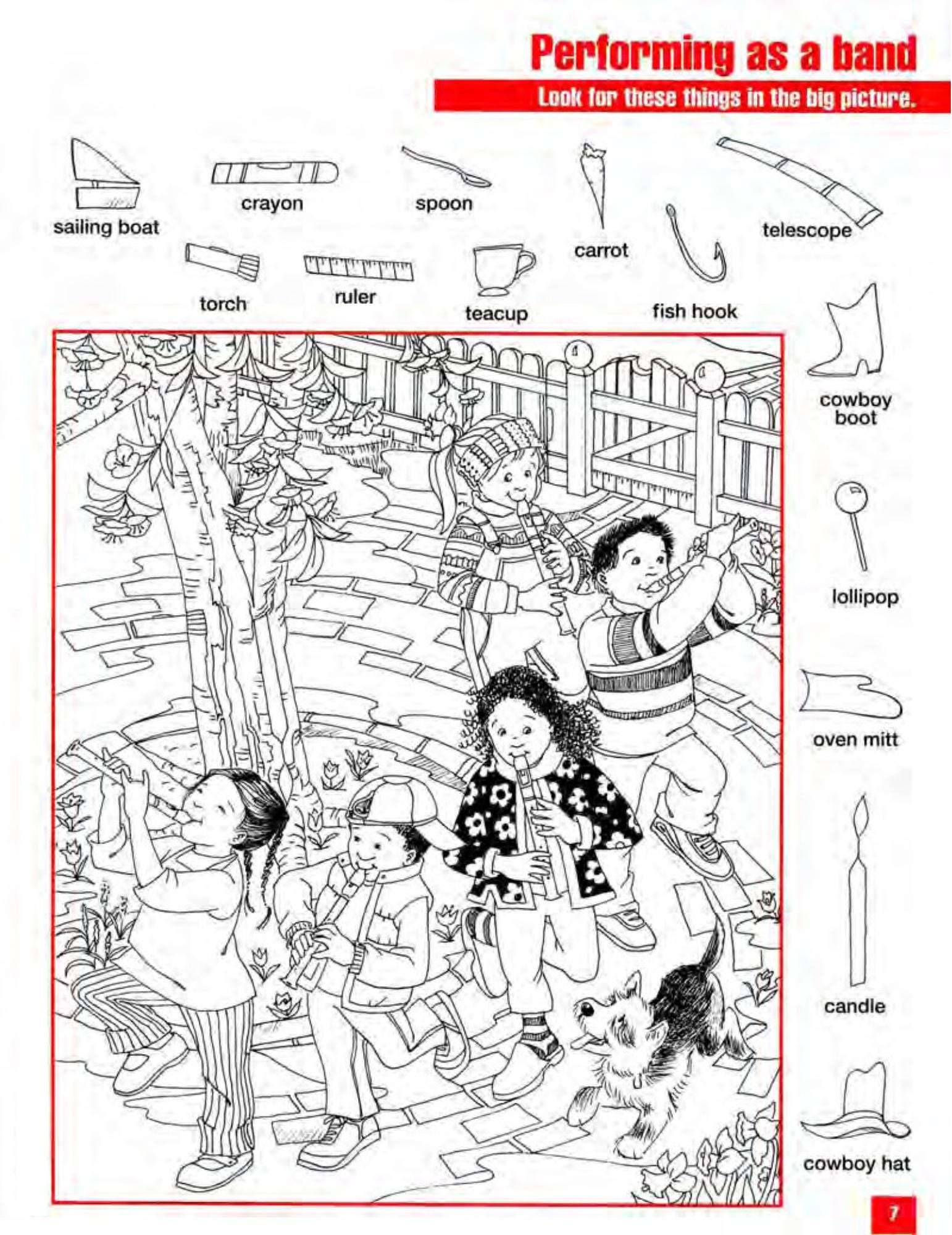 Hidden Pictures Puzzle Book - Brain-Boosting Hidden Object Game regarding August Hidden Picture Prits
