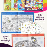 Hidden Pictures Sticker Challenge 4 Book Set | Highlights For Children Within Highlights Sticker Hidden Pictures