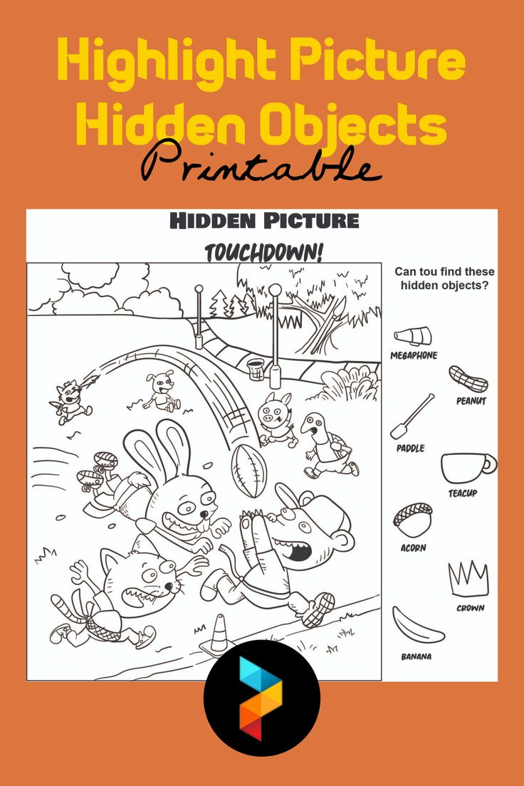 Highlight Picture Hidden Objects - 10 Free Pdf Printables | Printablee in Highlights Magazine Hidden Pictures Free
