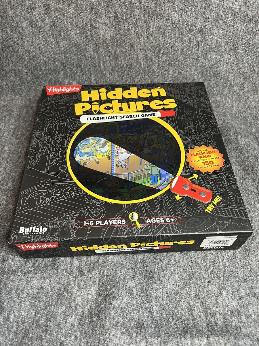 Highlights For Children - Hidden Pictures Flashlight Search Board within Hidden Pictures Flashlight Game
