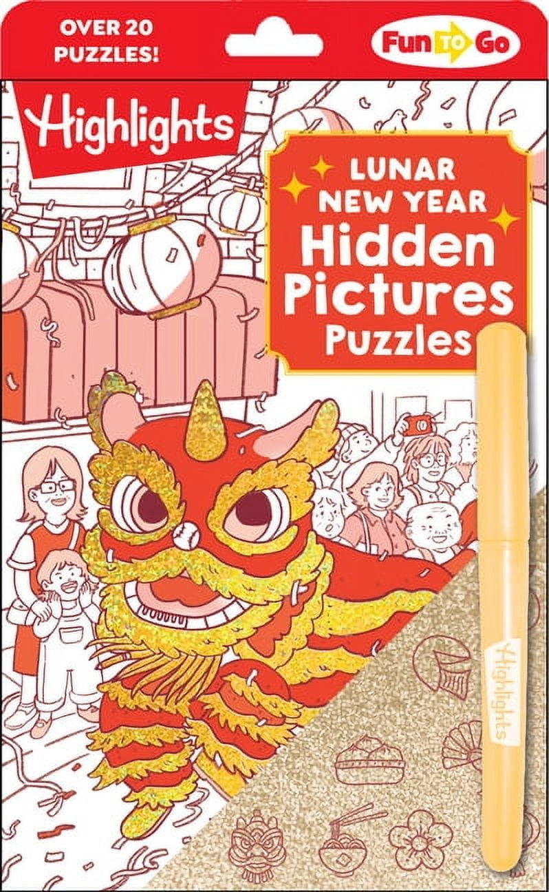 Highlights Fun To Go Lunar New Year Hidden Pictures Puzzles with regard to Chinese New Year Hidden Pictures