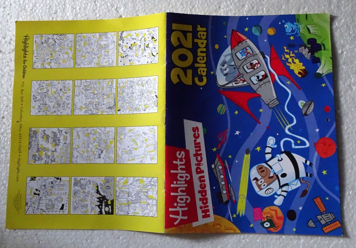 Highlights Hidden Pictures 2021 Wall Calendar | Ebay for Highlights Hidden Pictures Calendar