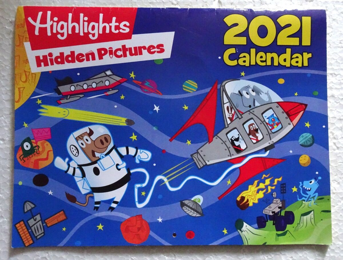 Highlights Hidden Pictures 2021 Wall Calendar | Ebay inside Highlights Hidden Pictures Calendar