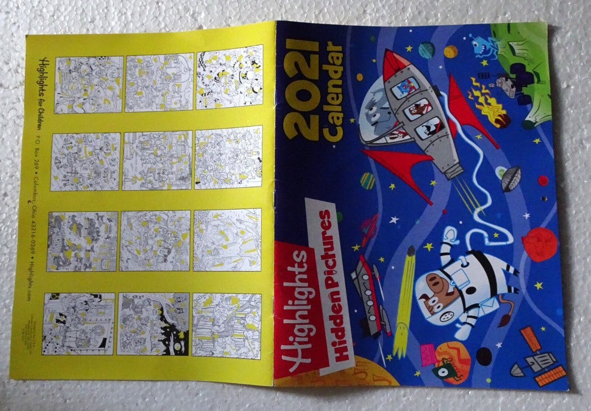 Highlights Hidden Pictures 2021 Wall Calendar | Ebay with regard to Highlights Hidden Pictures Calendar 2026