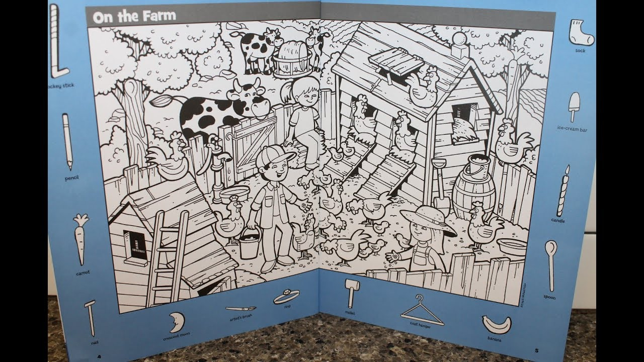 Highlights Hidden Pictures Farm Puzzles 1-3 inside Highlights Hidden Pictures Archives