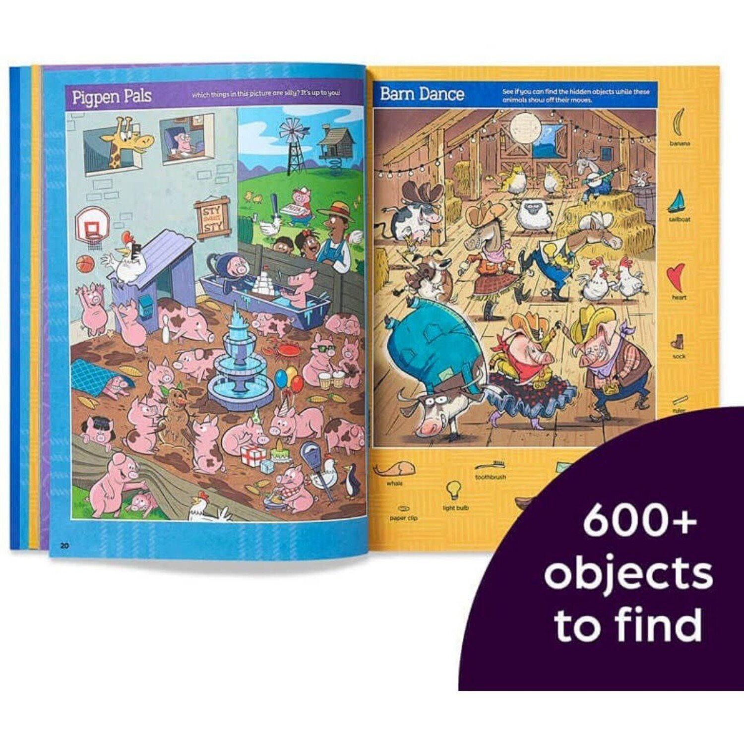 Highlights Hidden Pictures Farm Puzzles Deluxe - Mudpuddles Toys in Highlights Hidden Pictures Farm Puzzles
