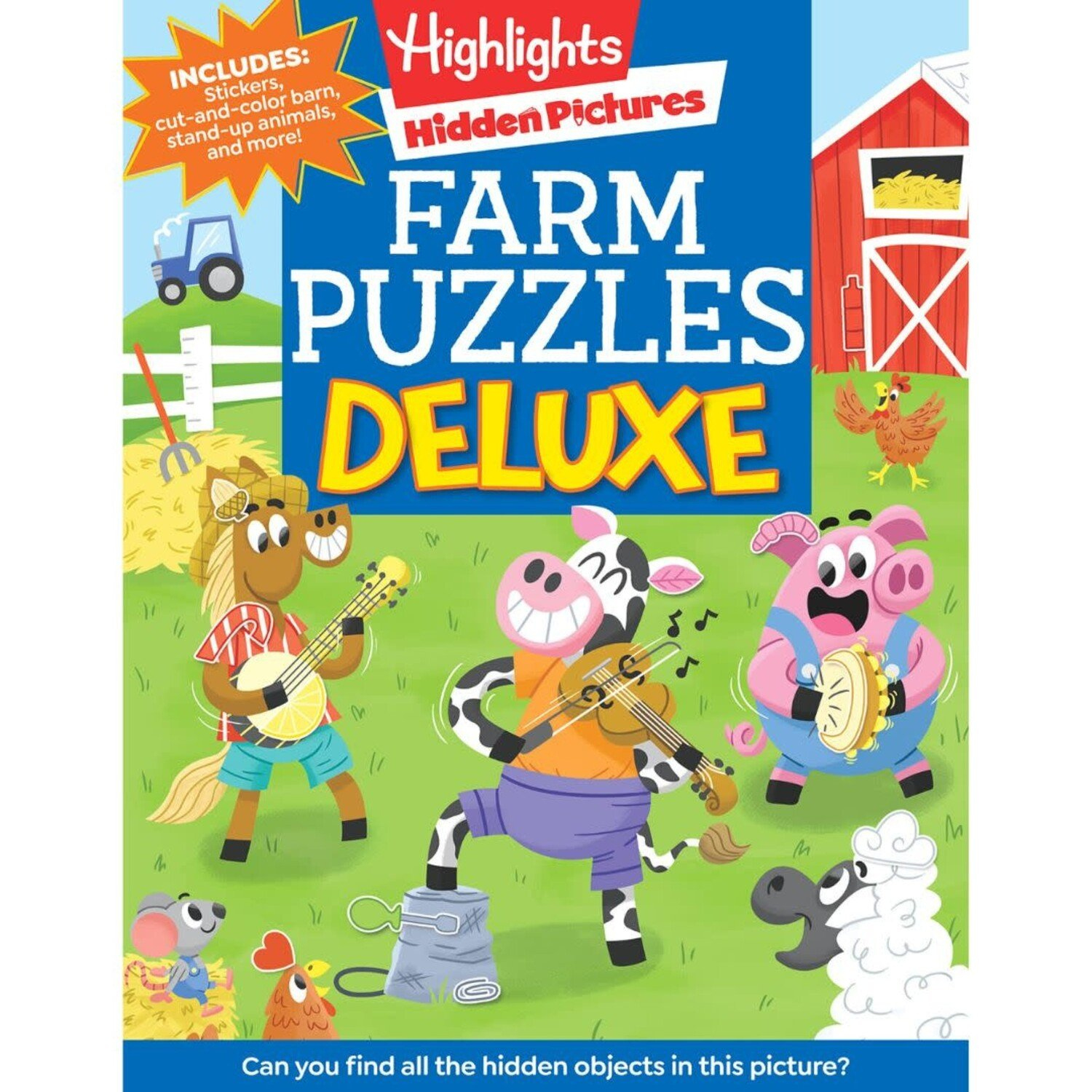 Highlights Hidden Pictures Farm Puzzles Deluxe - Mudpuddles Toys intended for Highlights Hidden Pictures Farm Puzzles