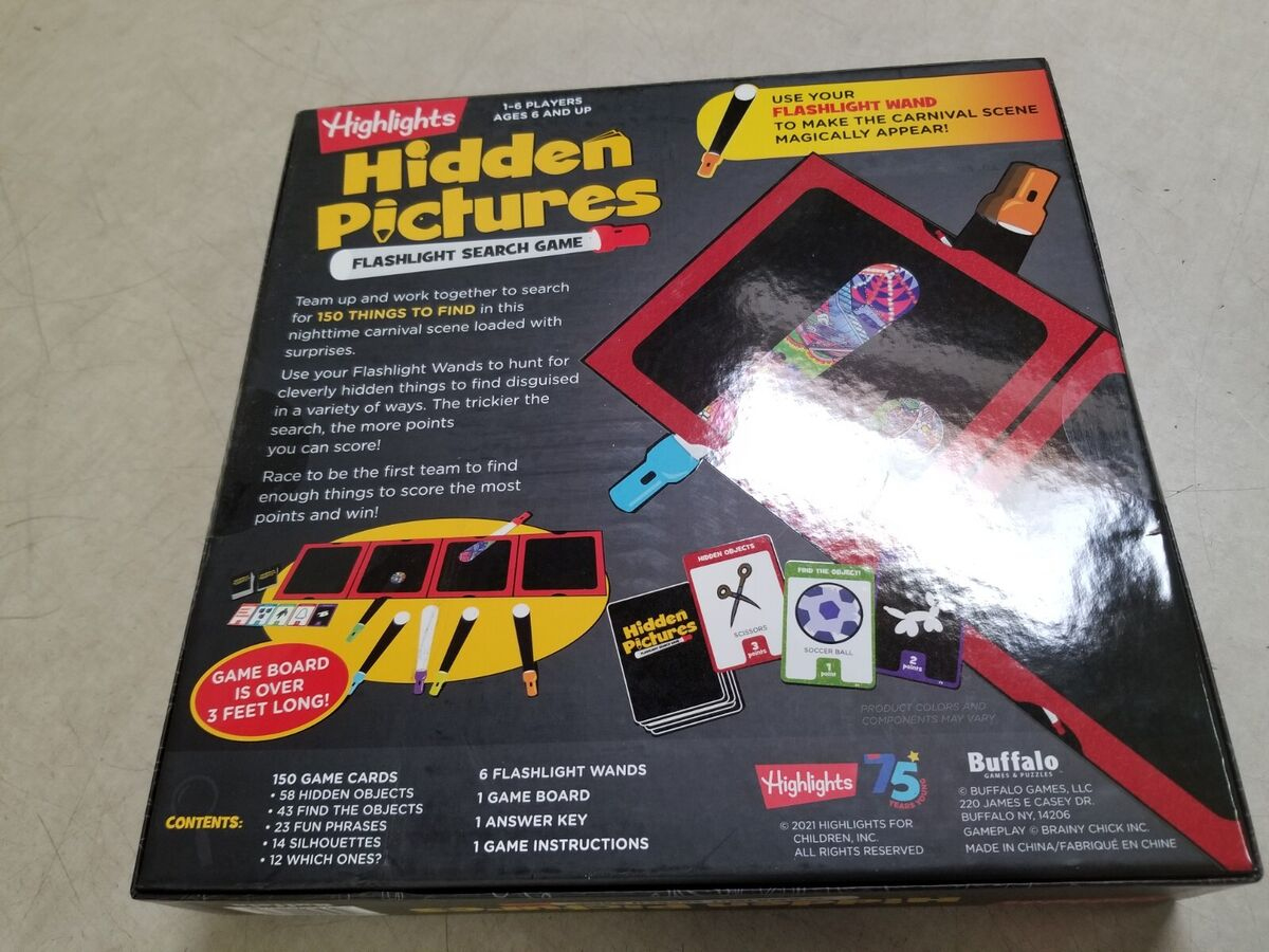 Highlights Hidden Pictures Flashlight Search Game | Ebay with Hidden Pictures Flashlight Search Game