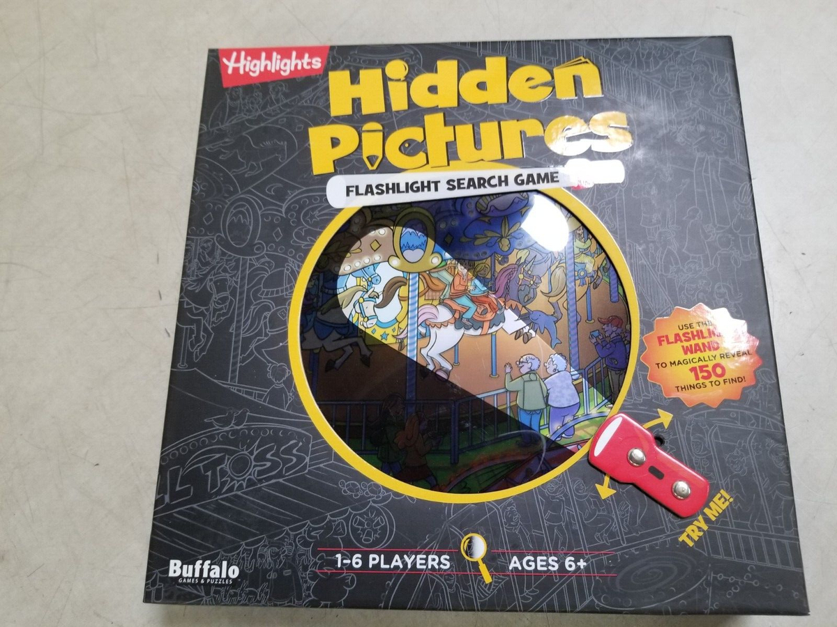 Highlights Hidden Pictures Flashlight Search Game | Ebay with regard to Highlights Hidden Pictures Online Games