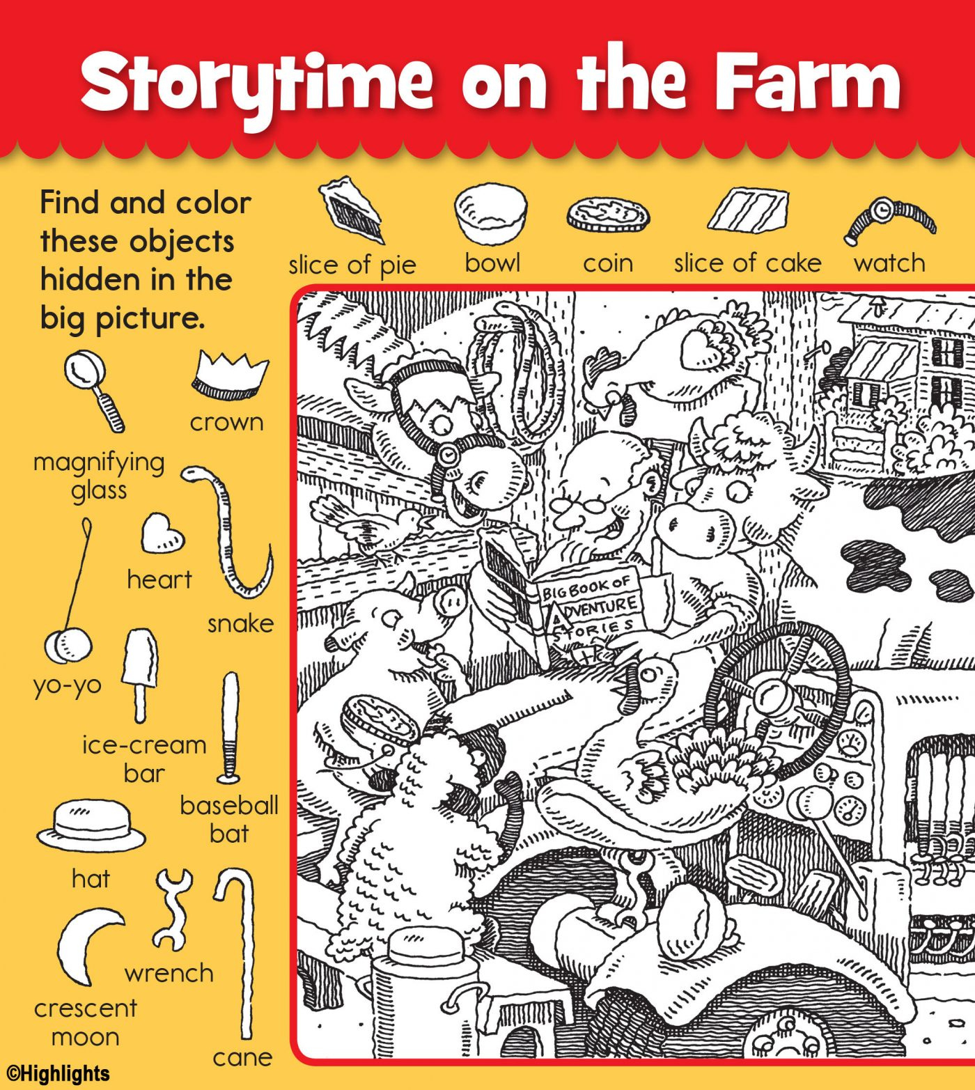 Highlights Hidden Pictures Fun! + Free Activities - Silver Dolphin intended for Highlight Hidden Pictures