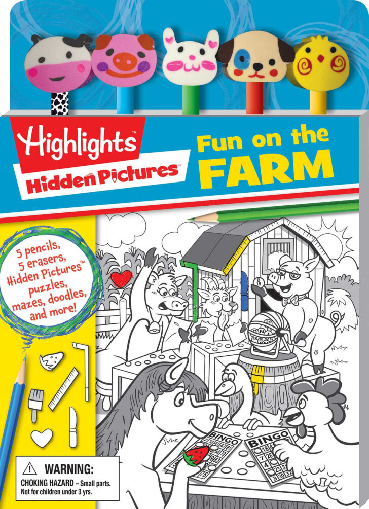 Highlights Hidden Pictures Farm Puzzles