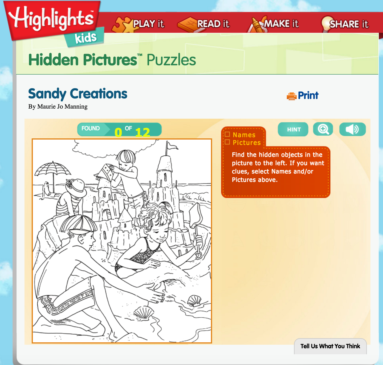 Highlights “Hidden Pictures” Help Sharpen Observation Skills with Highlightskids Hidden Pictures Answers