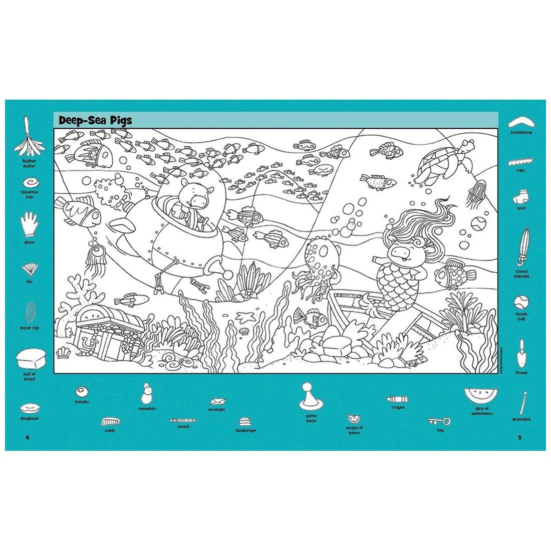 Highlights Hidden Pictures Ocean Puzzles 144-Page Book regarding Highlight Hidden Pictures