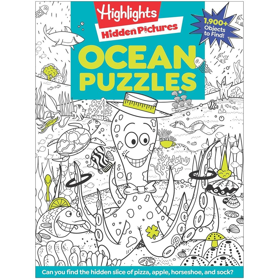 Highlights Hidden Pictures Ocean Puzzles 144-Page Book with Hidden Object Highlights Hidden Pictures