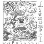 Highlights Hidden Pictures Printable | 123 Worksheets Throughout Highlights Hidden Pictures Online