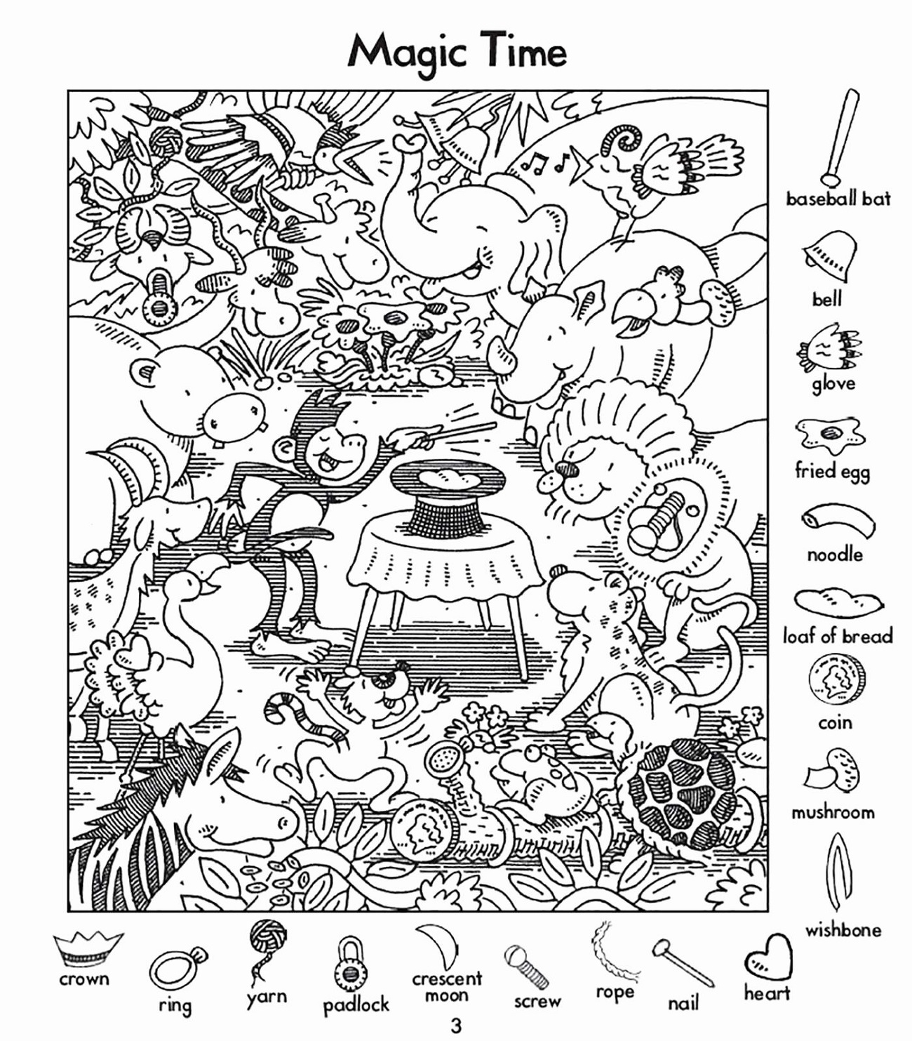 Highlights Hidden Pictures Printable | 123 Worksheets throughout Highlights Hidden Pictures Online