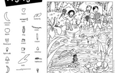 Highlights Hidden Pictures Printable | 123 Worksheets - Worksheets with regard to Highlights Free Hidden Pictures