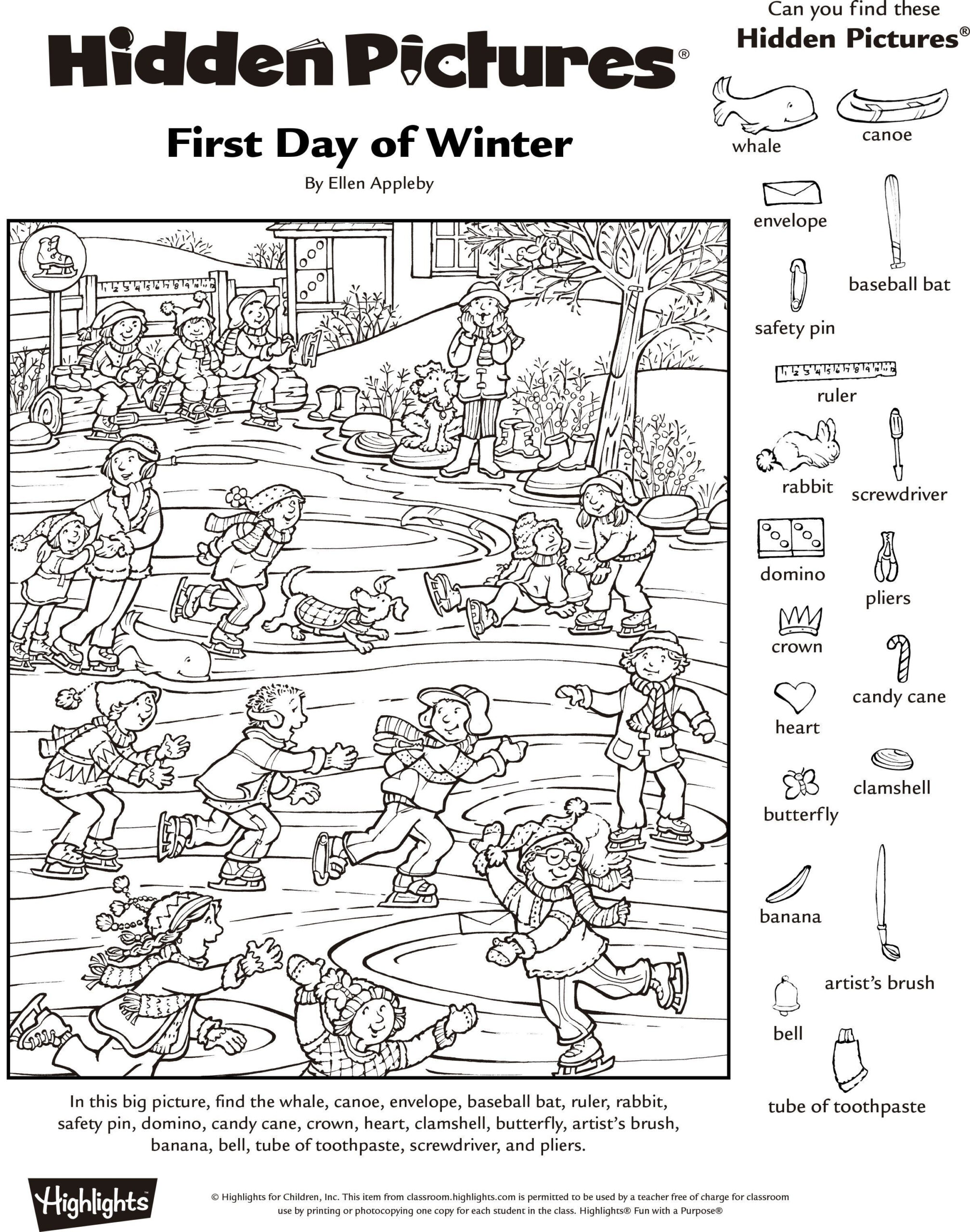 Highlights Hidden Pictures Printable Pdf - Customize And Print 43E in Highlights Hidden Pictures Worksheets