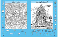 Highlights Hidden Pictures Space Puzzles 144-Page Book in Space Hidden Pictures Printable