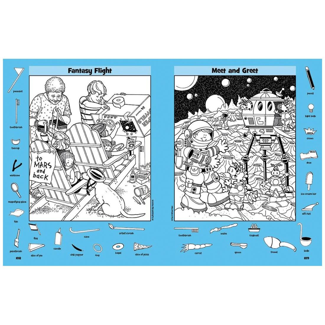 Highlights Hidden Pictures Space Puzzles 144-Page Book inside Space Hidden Pictures Printable
