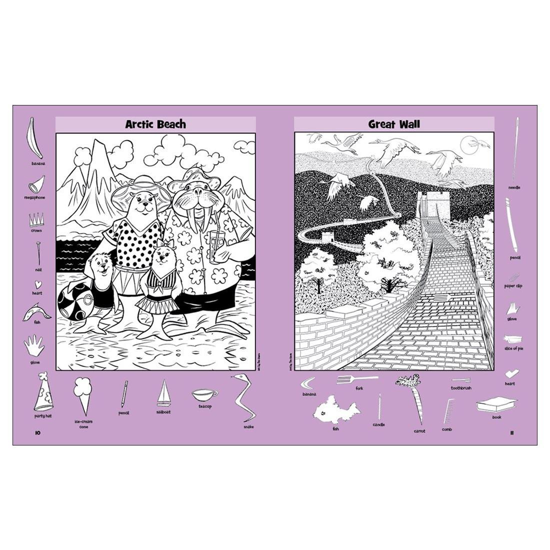 Highlights Hidden Pictures Travel Puzzles 144-Page Book with regard to Highlight Hidden Pictures