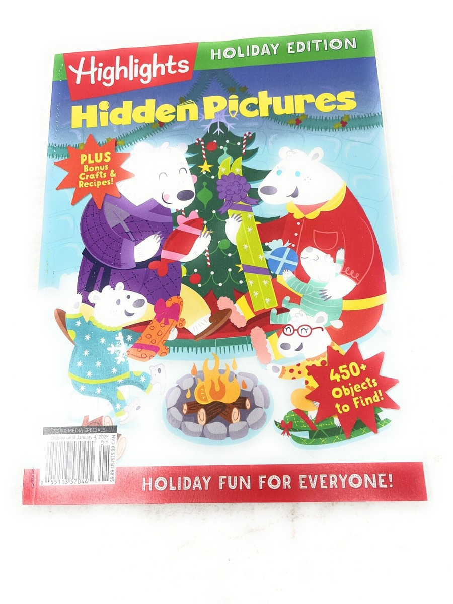 Highlights Holiday Edition Hidden Pictures Magazine Holiday Fun For Everyone New in Highlights Holiday Hidden Pictures