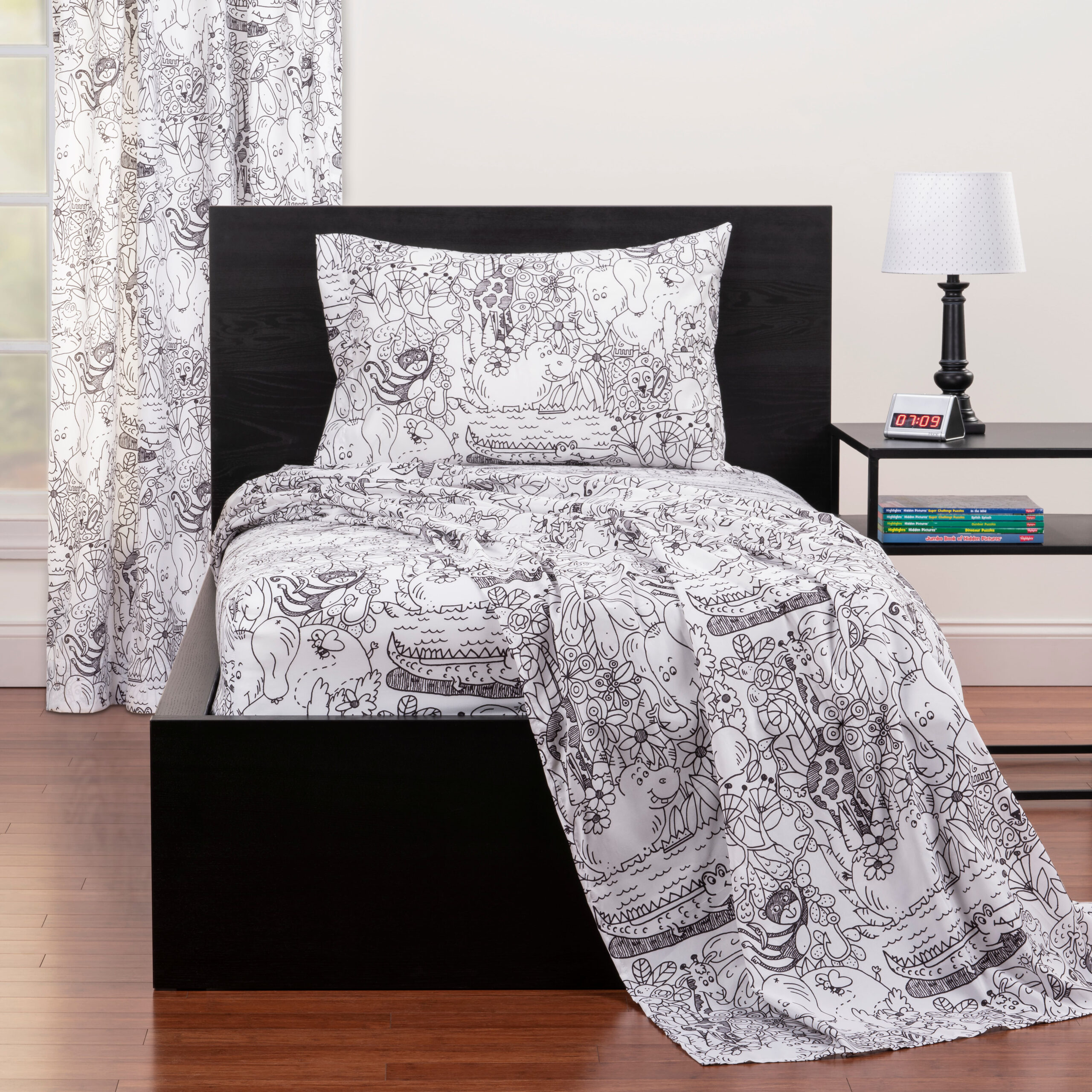 Highlights Jungle Jamboree Hidden Pictures Microfiber Sheet Set inside Highlights Super Challenge Hidden Pictures In The Wild