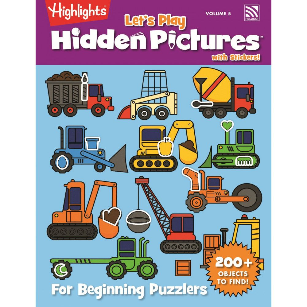 Highlights - Let&amp;#039;S Play Hidden Pictures With Stickers Vol 5 (เพอ inside Highlights Let Play Hidden Pictures