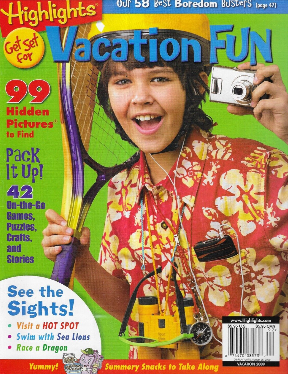 Highlights Magazine Vacation Fun 99 Hidden Pictures Games Puzzles with regard to Highlights Magazine Hidden Pictures Game