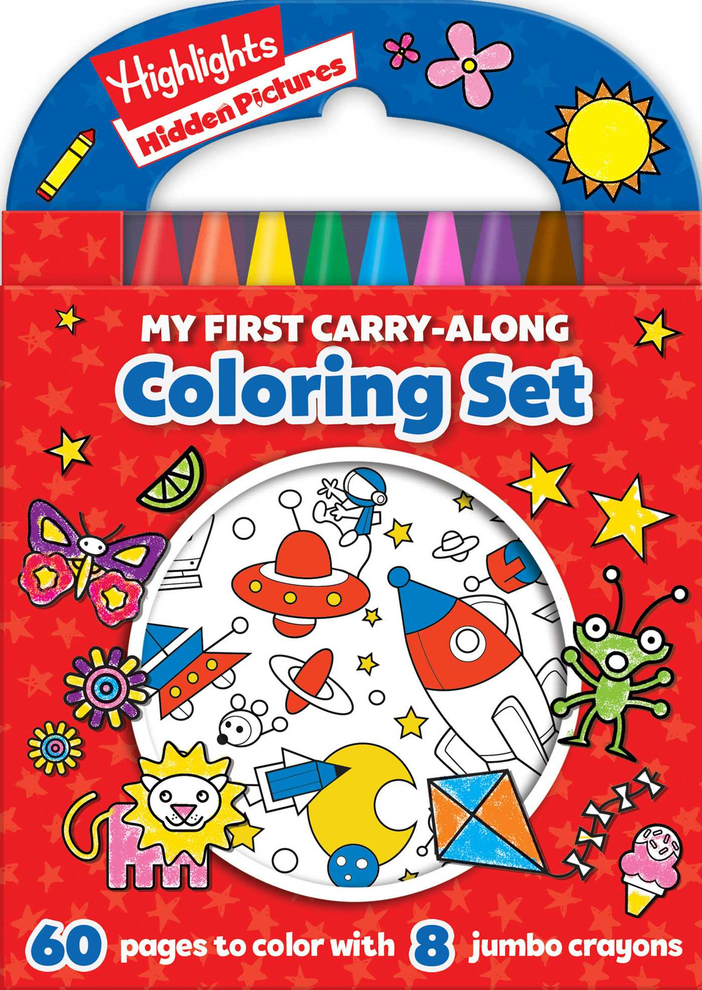 Highlights: My First Hidden Pictures Carry-Along Coloring Set inside My First Hidden Pictures Highlights