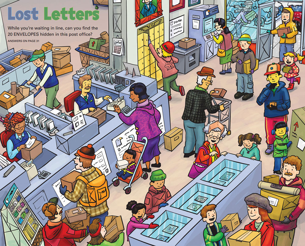 Highlights | National Postal Museum in Highlights Hidden Pictures Answers At The Museum