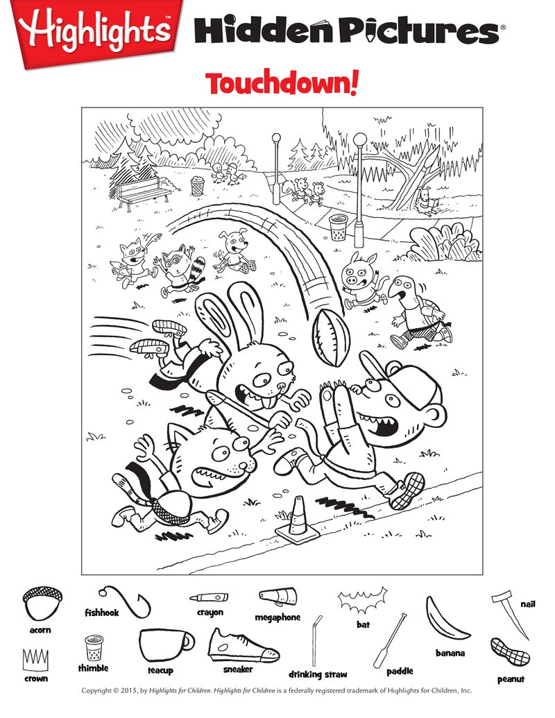 Highlights On X: &amp;quot;Hosting A Party For The Big Game? Print This throughout Highlights Hidden Pictures To Print