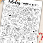Holiday Look + Find | Find The Hidden Christmas Objects Printable Pertaining To Find The Objects Free Printable