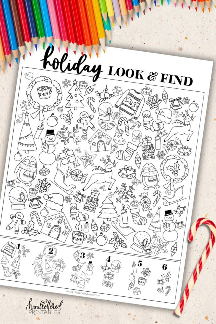 Find the Objects Free Printable