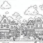 Houses In The City: Hidden Picture For Coloring (Free) In Easy Hidden Pictures Online