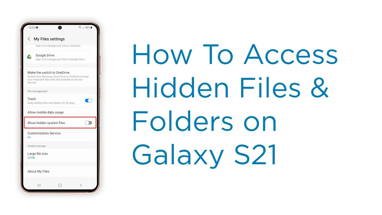 How To Access Hidden Files And Folders On Samsung Galaxy S21 | Android 12 intended for Hidden Pictures on Samsung
