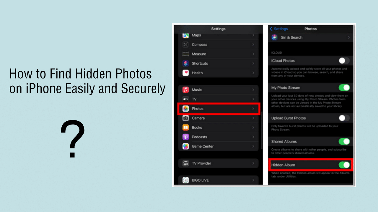 How To Find Hidden Photos On Iphone Easily And Securely pertaining to Do Hidden Pictures Get Uploaded To Icloud