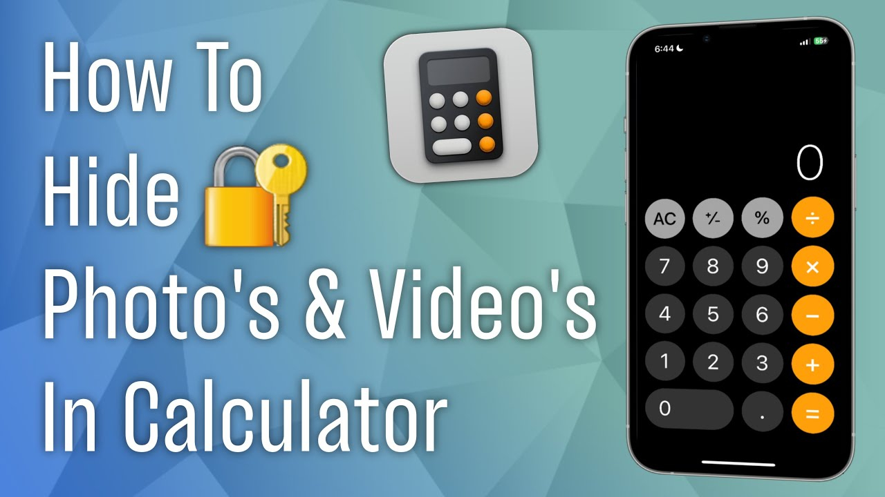 How To Hide Photos &amp;amp; Videos In Calculator On Iphone - Youtube pertaining to Calculator For Hidden Pictures