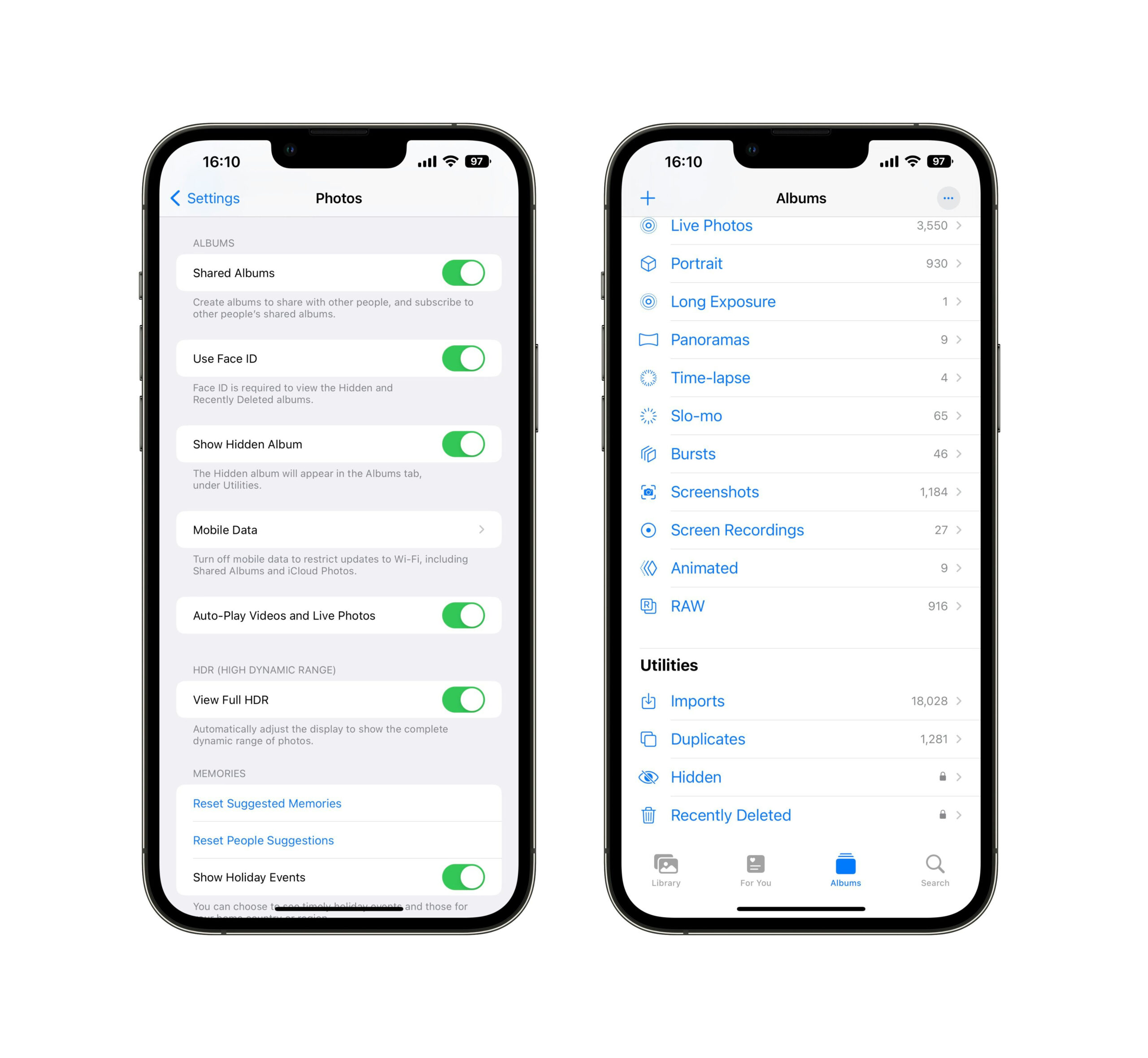 How To Lock Your Iphone&amp;#039;S Hidden Photos Album In Ios 16 regarding Hidden Pictures Iphone Lock