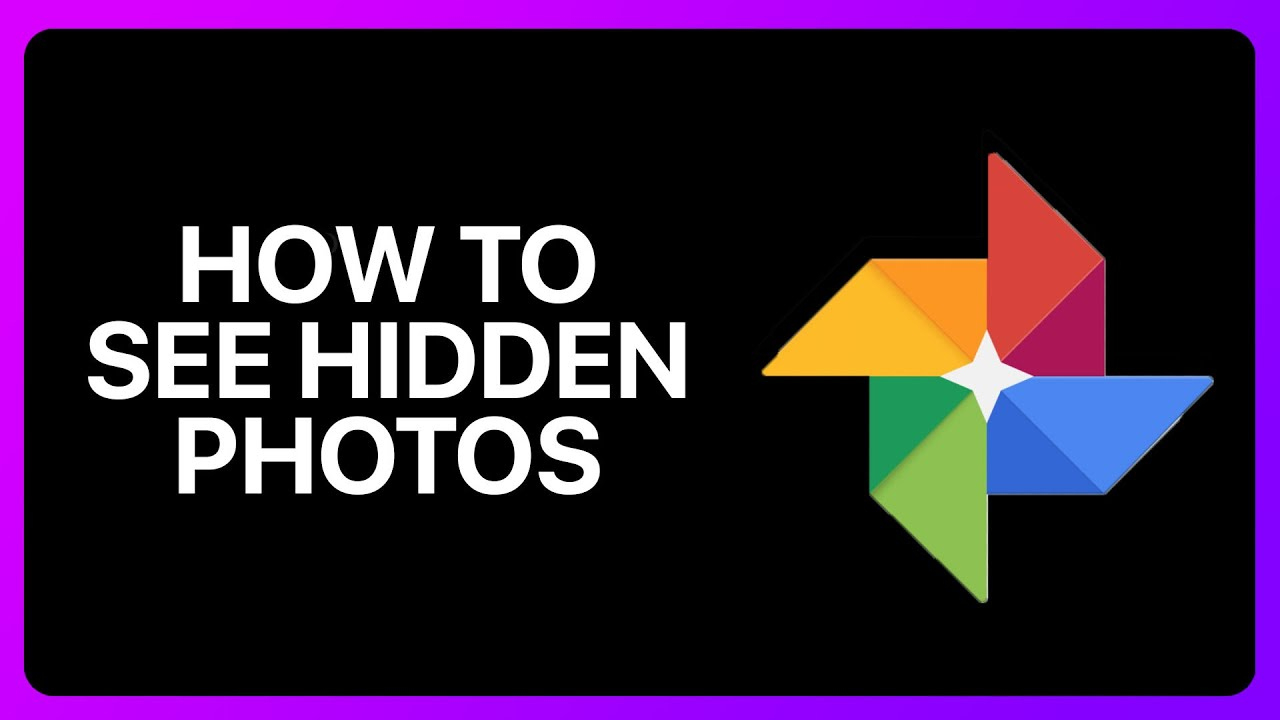 How To See Hidden Photos In Google Photos Tutorial in Hidden Pictures on Google Photos