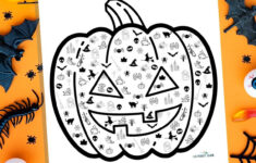 I Spy Halloween Activity Sheet - Free Printable! - Literacy Learn in Halloween Printable Halloween Hidden Pictures