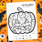 I Spy Halloween Activity Sheet   Free Printable!   Literacy Learn Regarding Halloween Hidden Pictures Worksheets