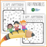 I Spy Worksheet Free Printable   Your Therapy Source With Printable Hidden Pictures For Therapy
