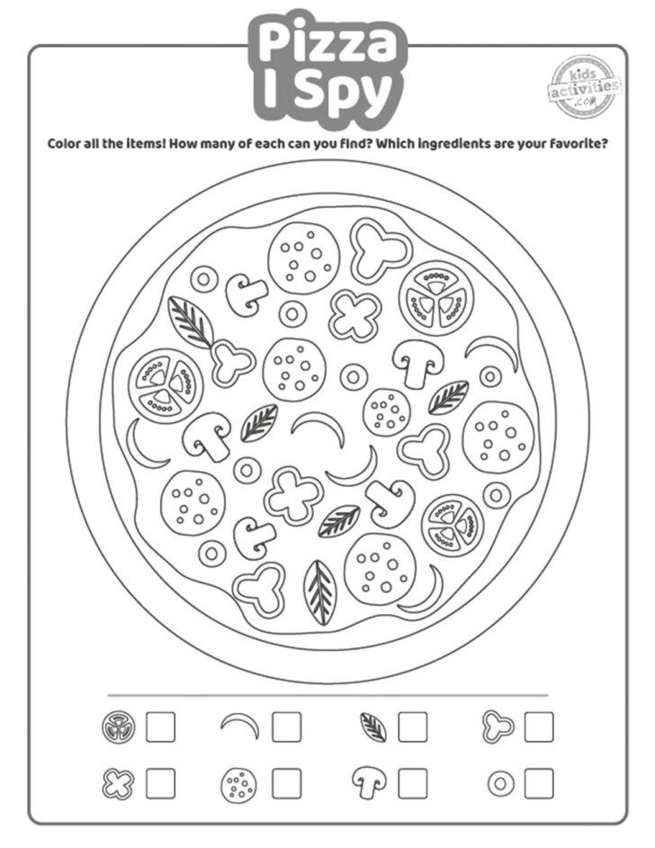 Find the Item in the Picture Worksheet For Seniors Printable