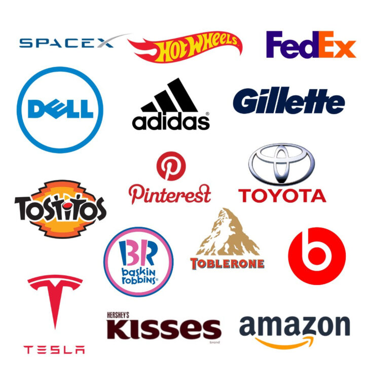 Hidden Pictures in Company Logos