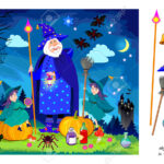 Logic Puzzle Game For Kids. Find 10 Objects Hidden In The Picture Pertaining To Halloween Hidden Pictures Online