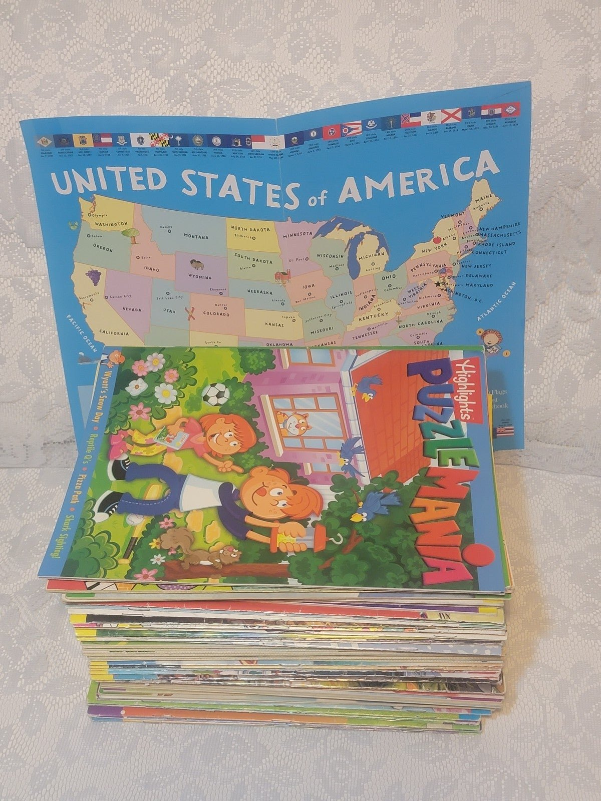 Lot Of 57 Highlights High Five Hidden Pictures Puzzle Childrens pertaining to High Five Hidden Pictures