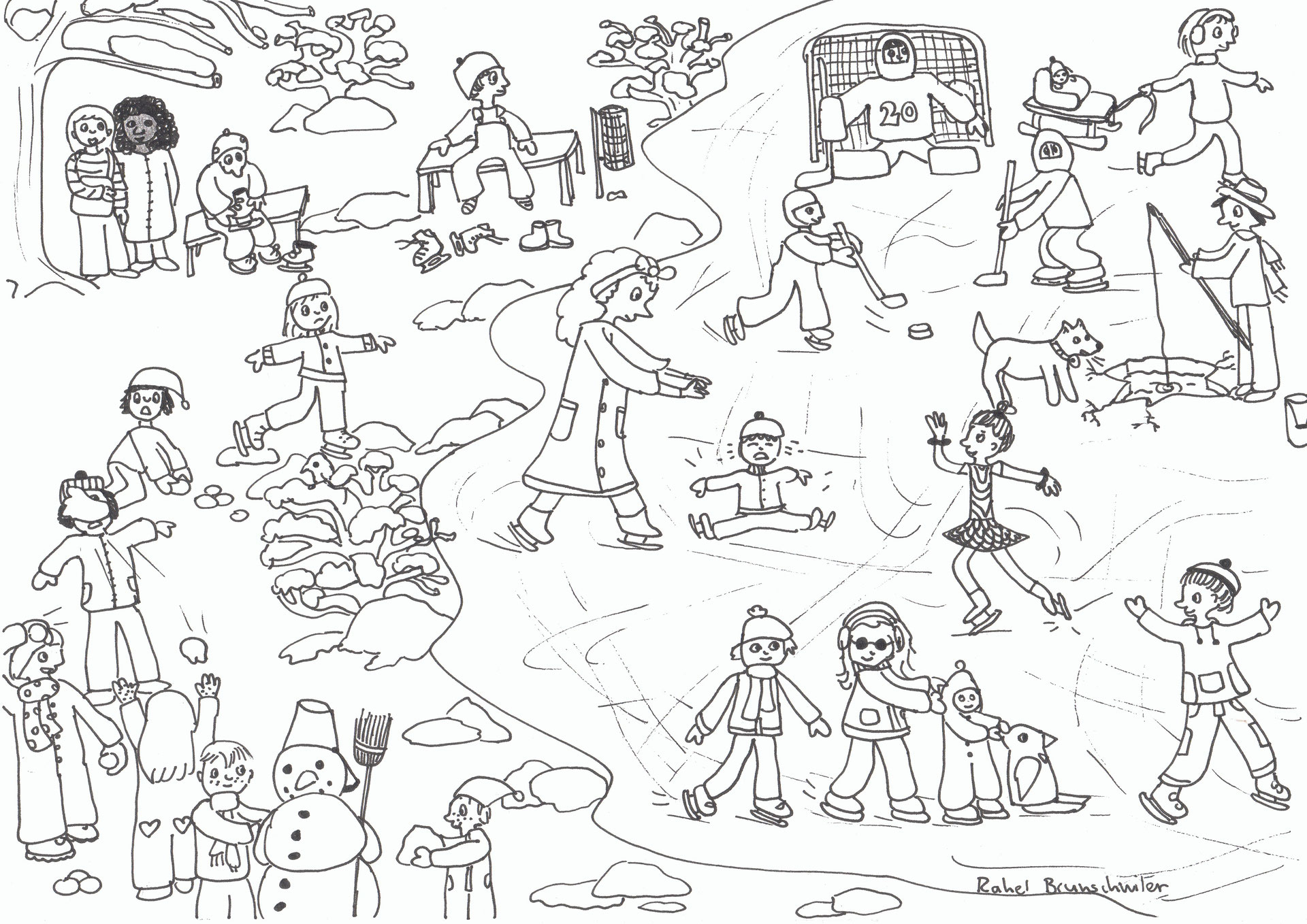 Malprogramme - Klassenhomepage Schuelzimmer within Hidden Pictures First Day of Winter