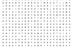 March Word Search Printable - National Days Word Find Puzzles intended for March Hidden Picture Printable
